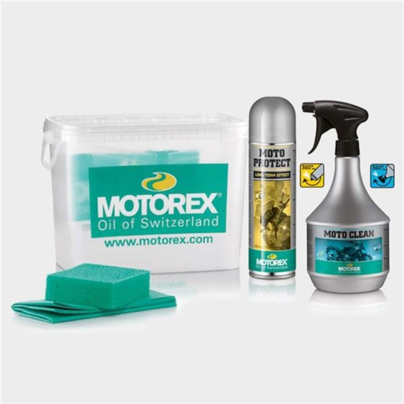 Bild von MOTOREX MotoCare Kit im Eimer