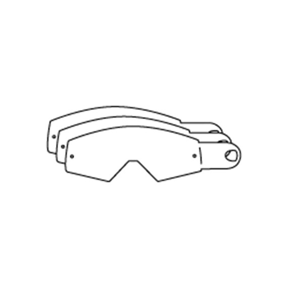 Bild von RACING GOGGLES TEAR OFFS 12ct.