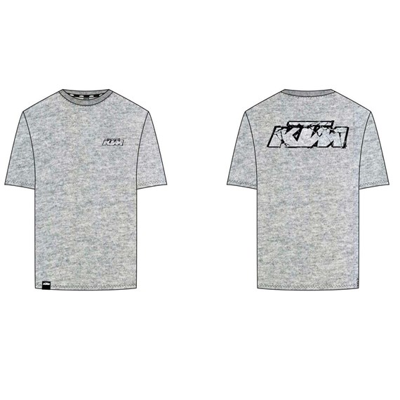 Bild von LOGO T-SHIRT LIGHT GREY MELANGE